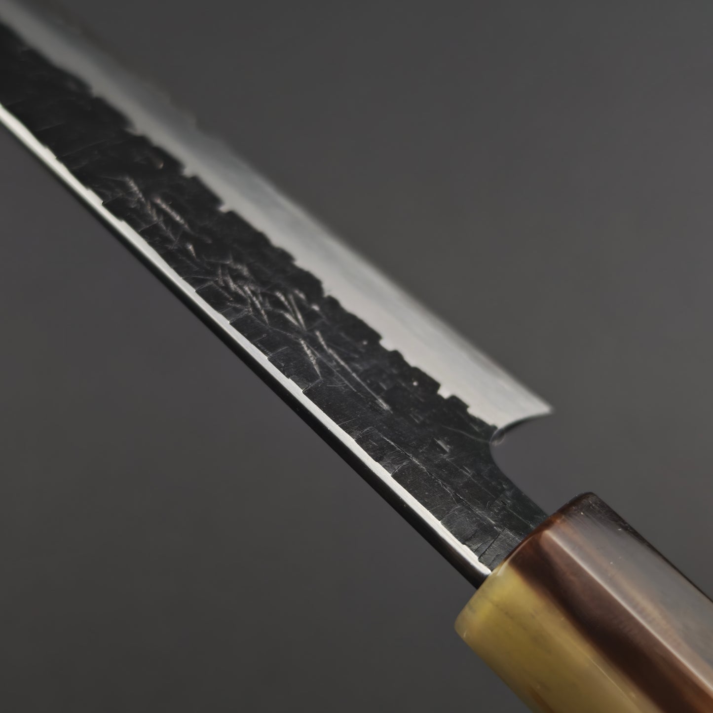 Tadokoro Hamono Ginsan(Silver3) Kurozome Tsuchime Petty 150mm