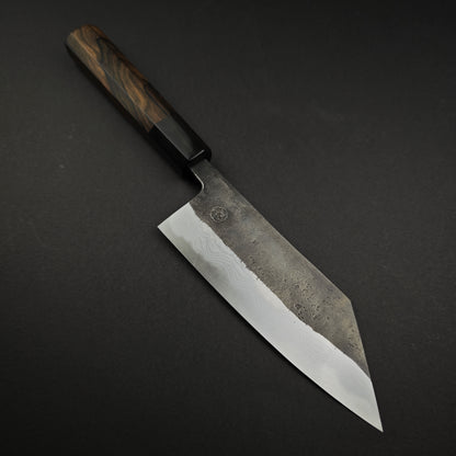 25 Miyazaki Kajiya Blue2 Multi-layered Hon-Warikomi Bunka 150mm