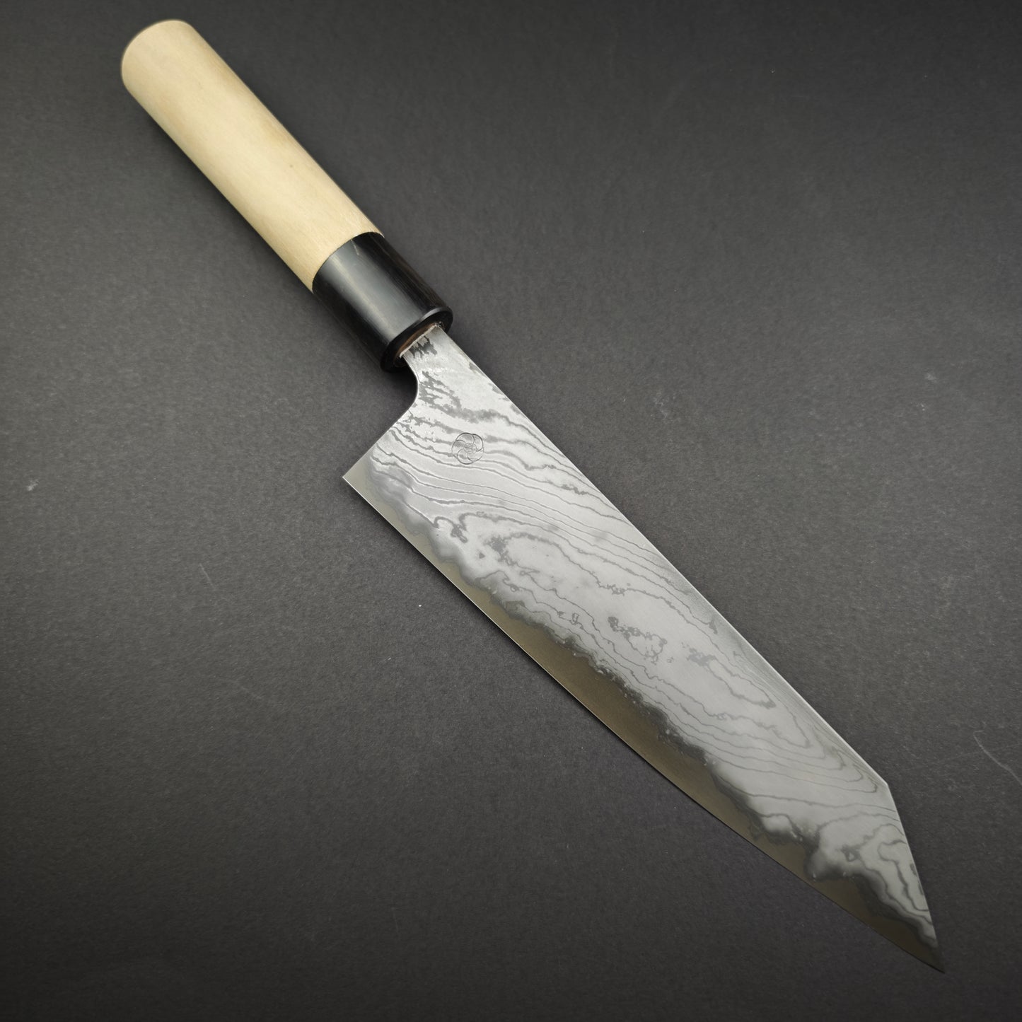 6 Miyazaki Kajiya Blue2 Multi-layered Hon-warikomi Wave Kiritsuke Gyuto 200mm