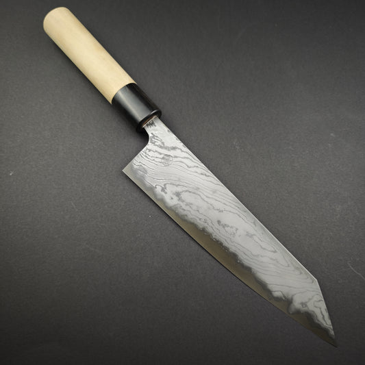 6 Miyazaki Kajiya Blue2 Multi-layered Hon-warikomi Wave Kiritsuke Gyuto 200mm