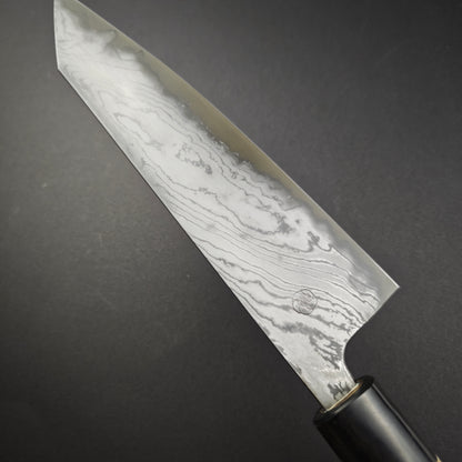 6 Miyazaki Kajiya Blue2 Multi-layered Hon-warikomi Wave Kiritsuke Gyuto 200mm