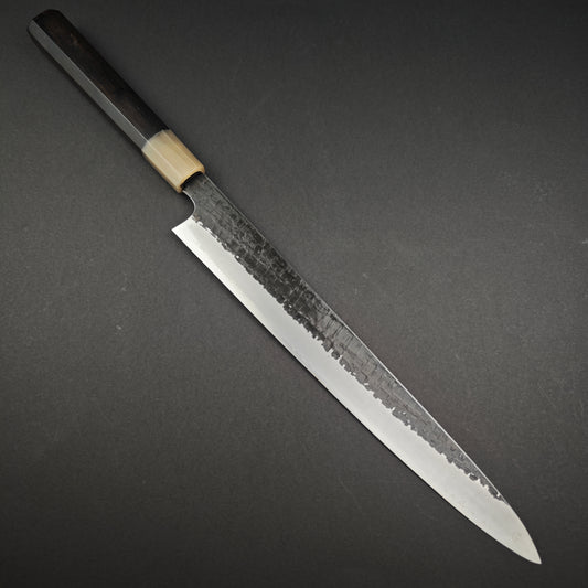 Tadokoro Hamono Ginsan(Silver3) Kurozome Tsuchime Sujihiki 270mm