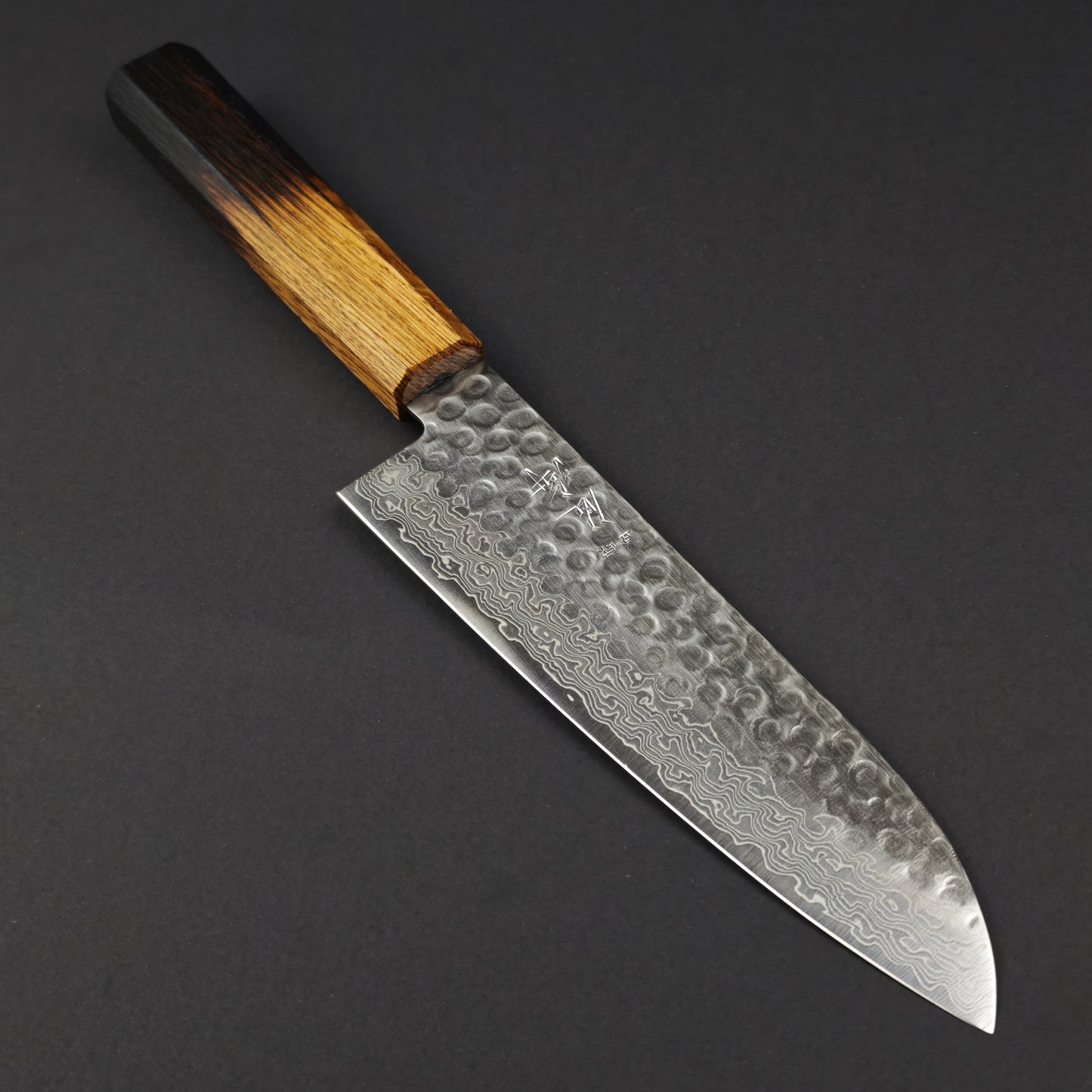Touroku Sakai AUS10 45 Layer Damascus Santoku 180mm
