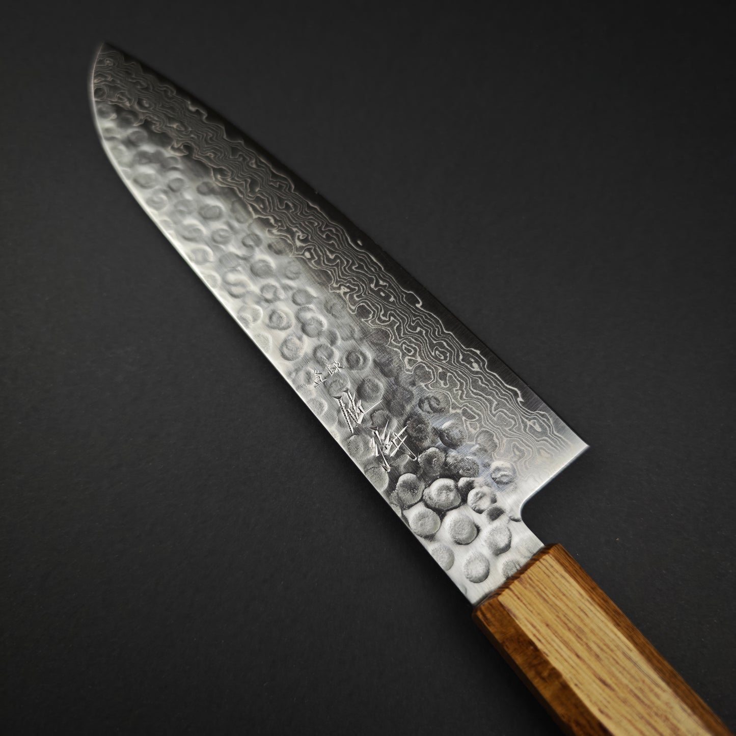 Touroku Sakai AUS10 45 Layer Damascus Santoku 180mm