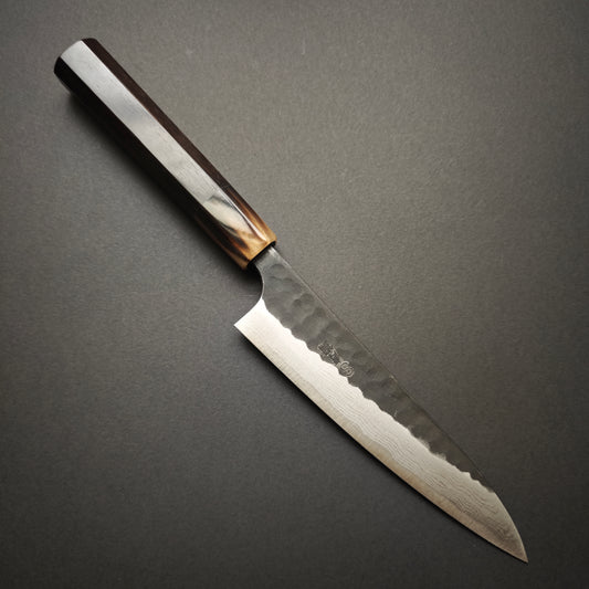 Nao Yamamoto Blue Super Kuro Tsuchime Damascus Petty 135mm