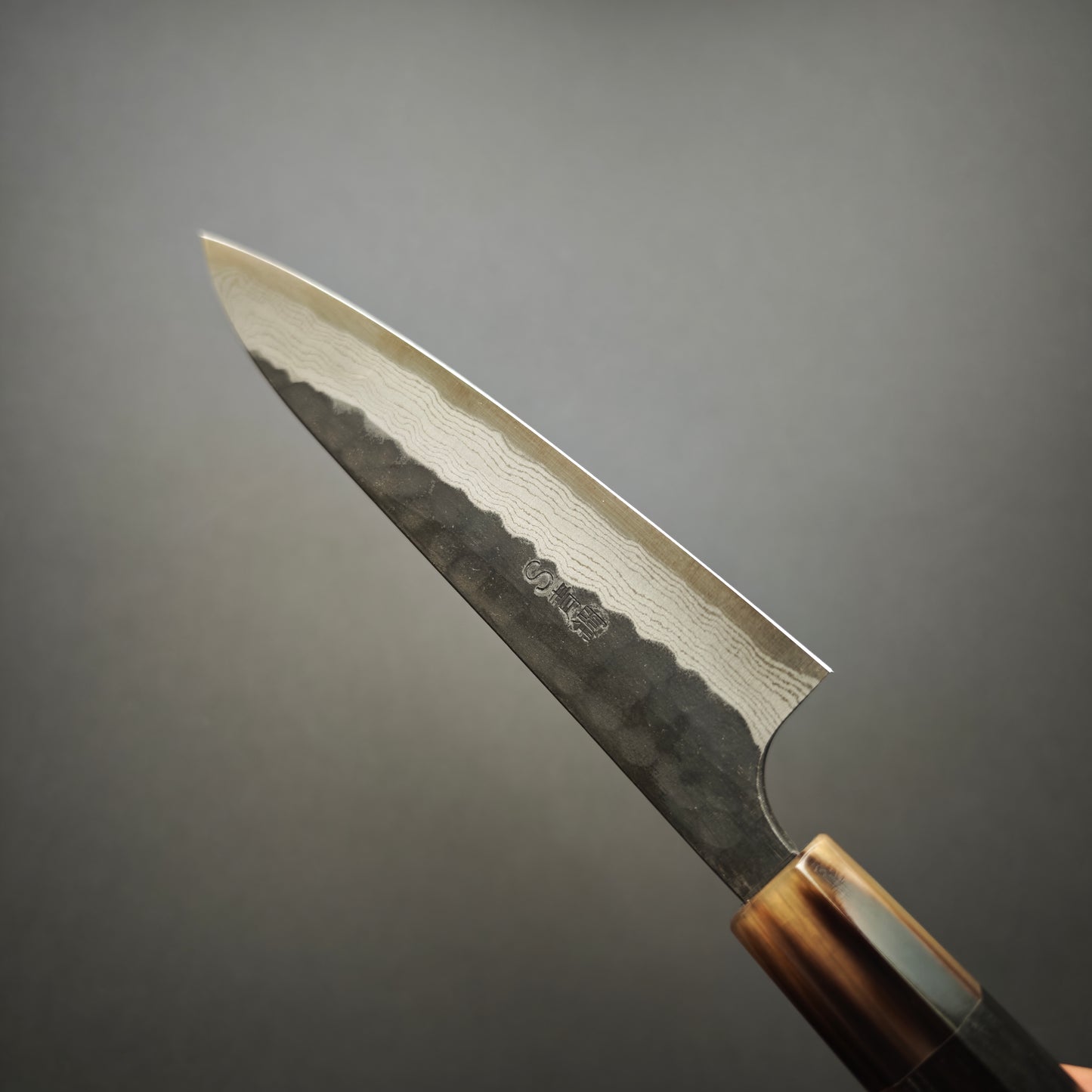 Nao Yamamoto Blue Super Kuro Tsuchime Damascus Petty 135mm