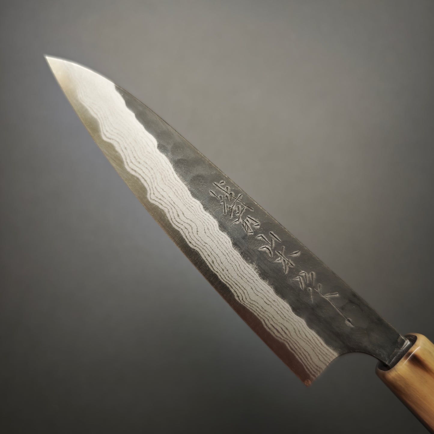 Nao Yamamoto Blue Super Kuro Tsuchime Damascus Petty 135mm