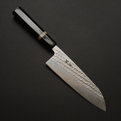 Shisei Ginsan Nawame Santoku 165mm