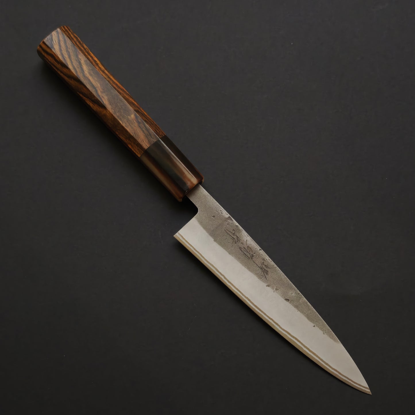 Sakai Kikumori Blue2 Nashiji Petty 135mm - ss clad