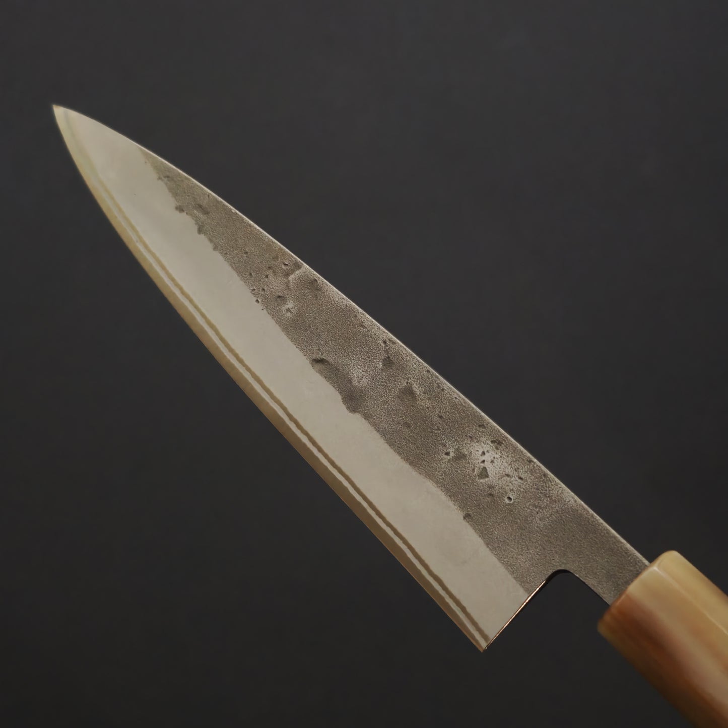 Sakai Kikumori Blue2 Nashiji Petty 135mm - ss clad