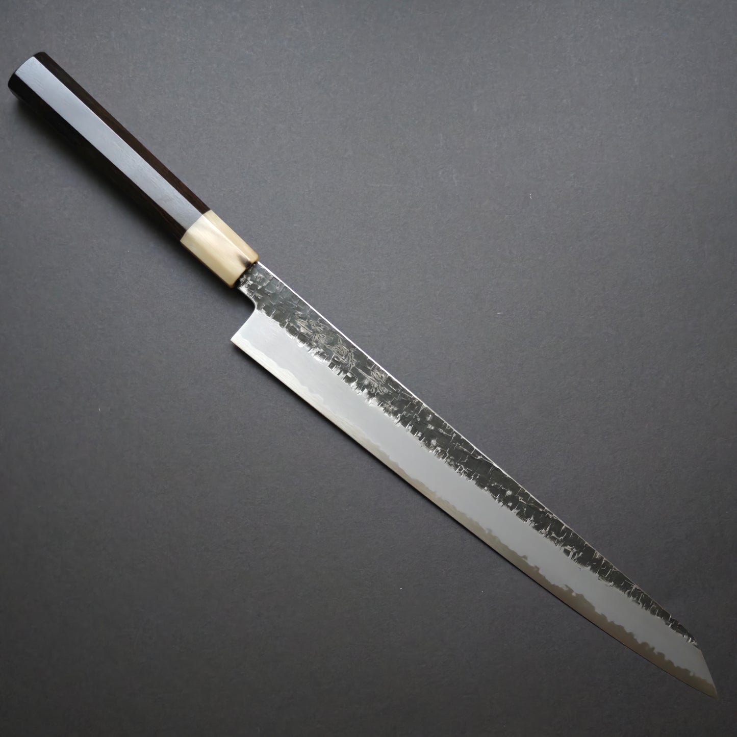 Nakagawa & Sakai Kikumori  White2 Tsuchime Kiritsuke Sujihiki 300mm