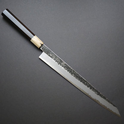 Nakagawa & Sakai Kikumori  White2 Tsuchime Kiritsuke Sujihiki 300mm