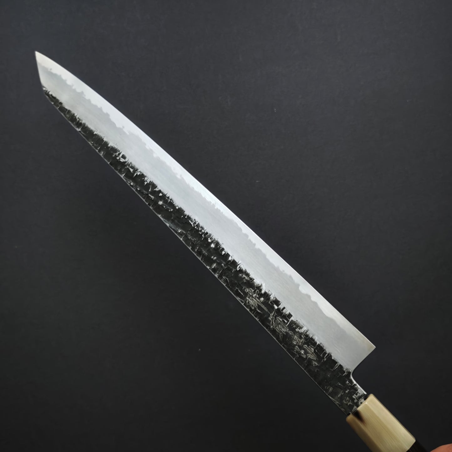 Nakagawa & Sakai Kikumori  White2 Tsuchime Kiritsuke Sujihiki 300mm