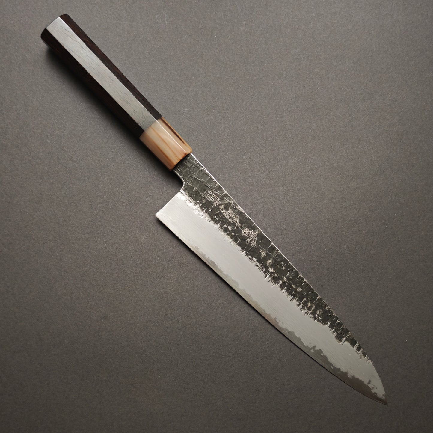 Nakagawa & Sakai Kikumori  White2 Tsuchime Gyuto 225mm