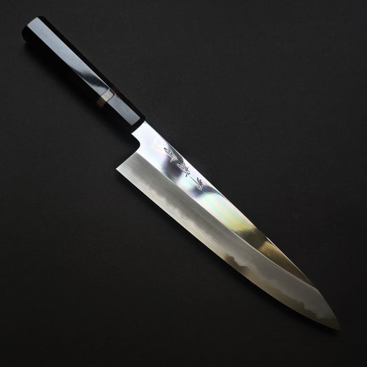 Sakai Kikumori-Yoshikazu Tanaka Blue Super Gyuto 240mm-mirror finish