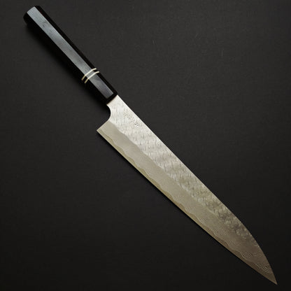 Nigara Hamono SPG Strix Damascus Sujihiki 270mm