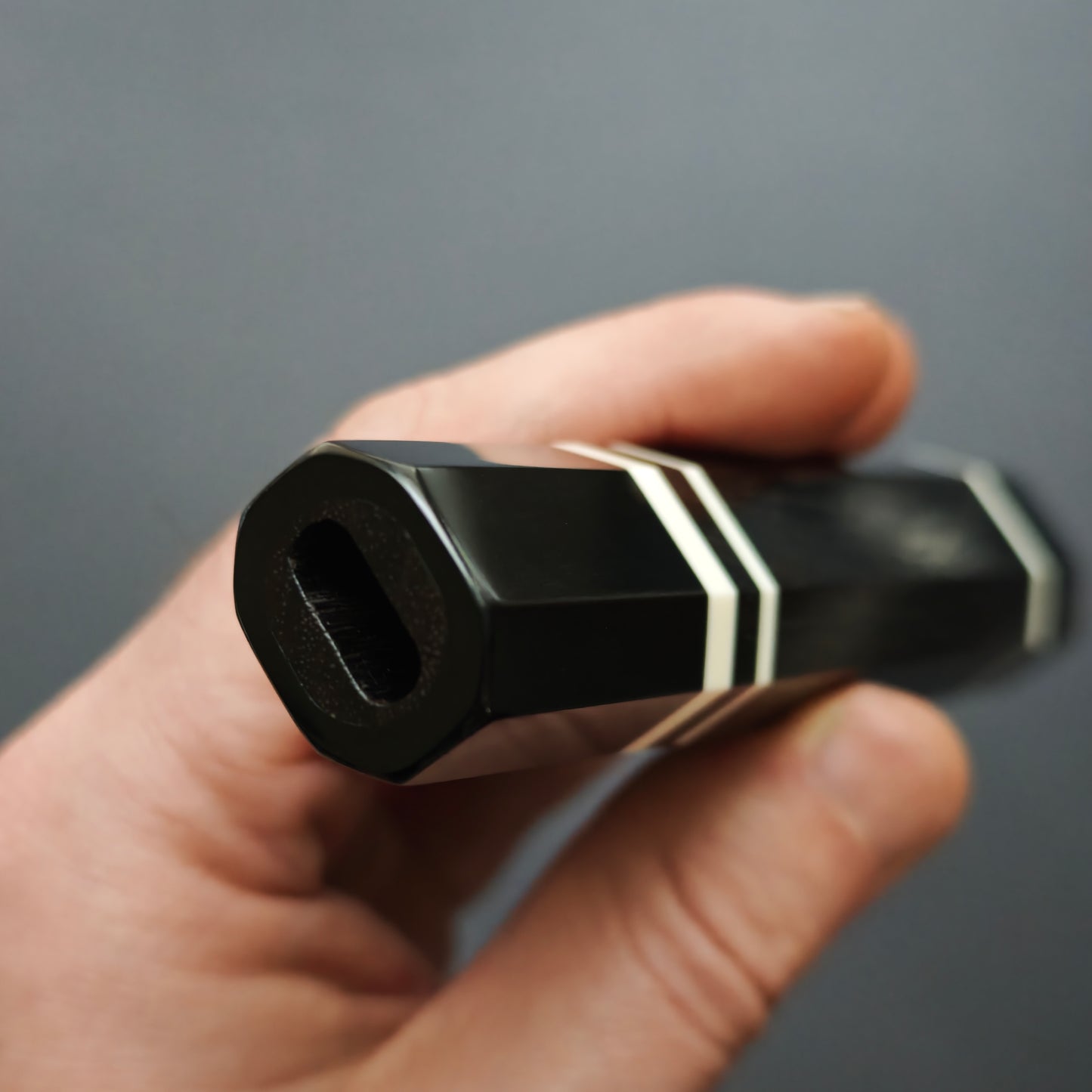 Black Ebony With Triple White Spacer