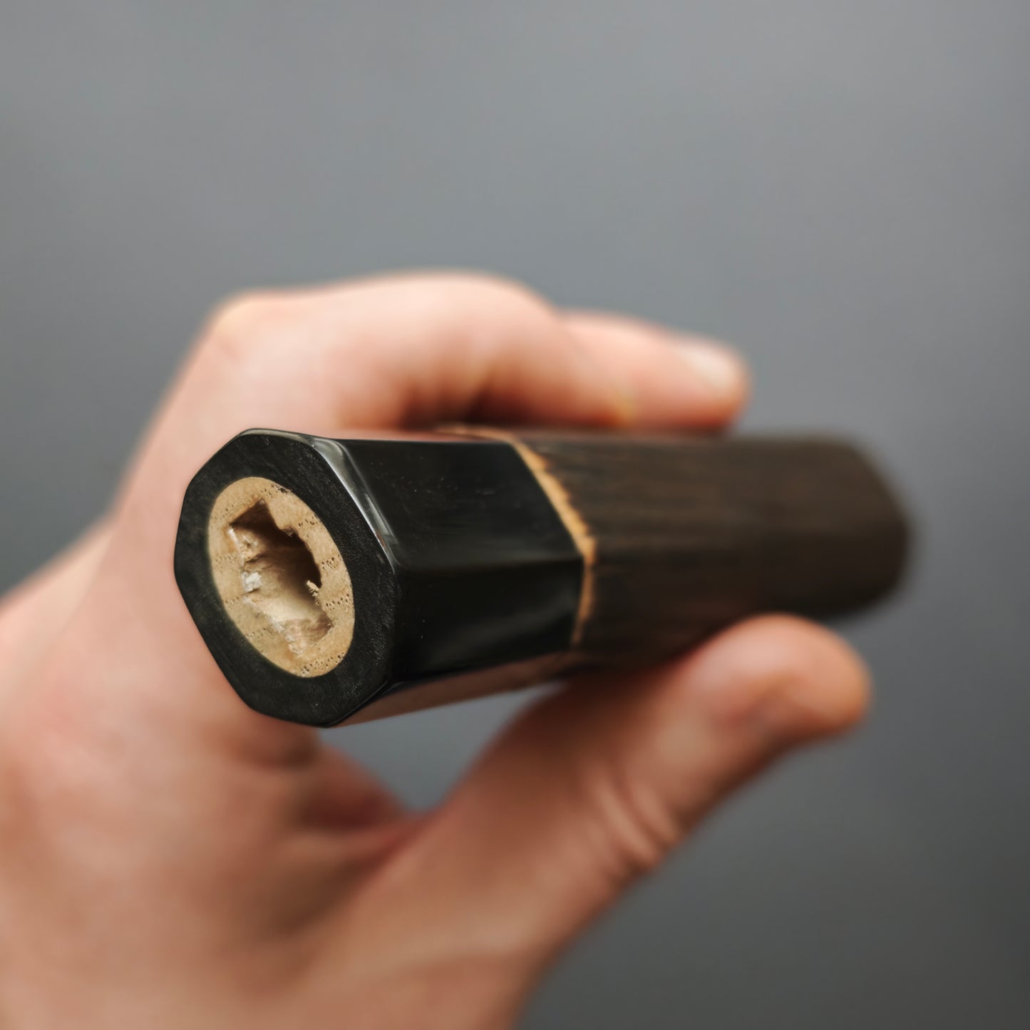 Burnt chestnut handle