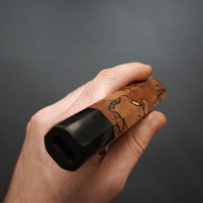Stained-grain Maplewood with Dark Buffalo Horn Ferrule