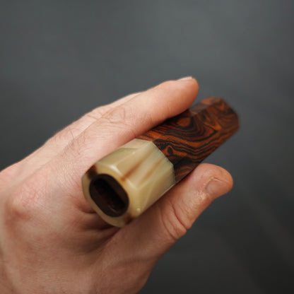 Desert Ironwood with Blond Buffalo Horn Ferrule