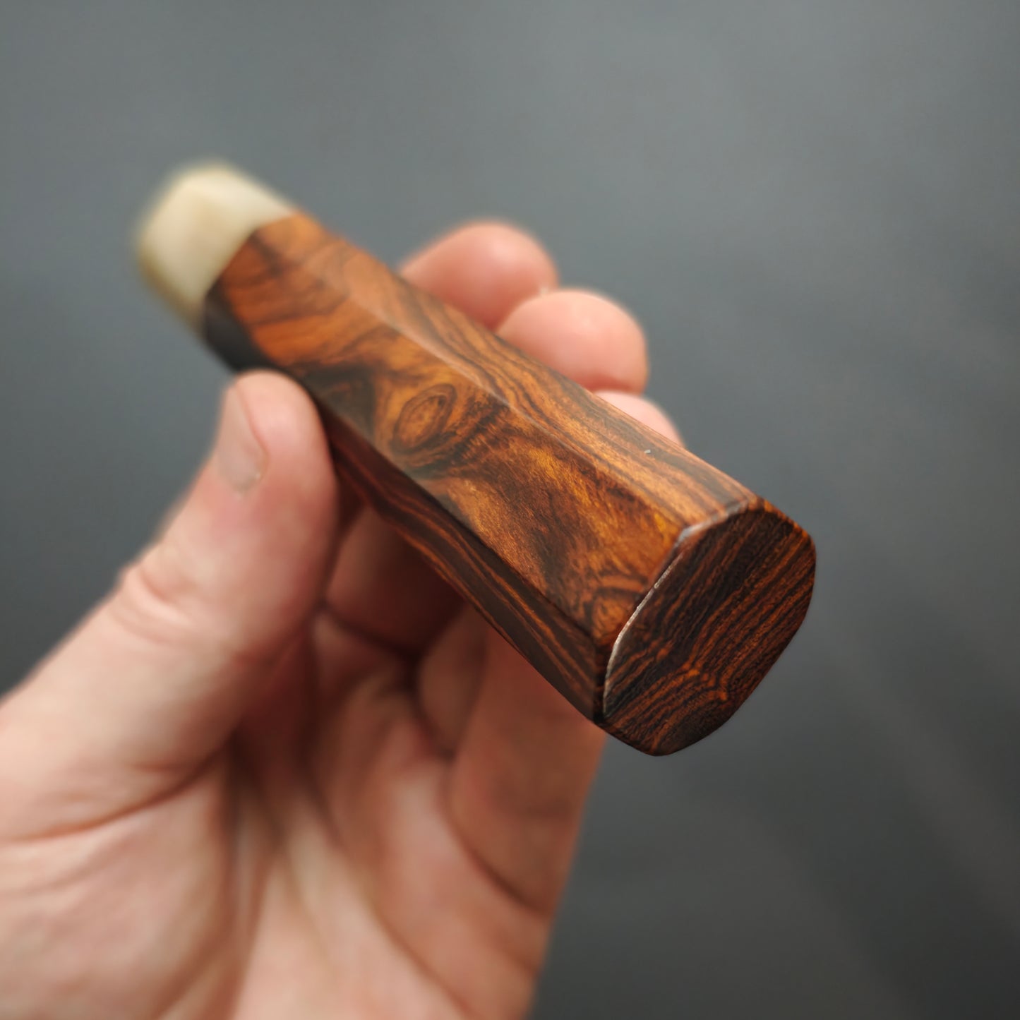 Desert Ironwood with Blond Buffalo Horn Ferrule