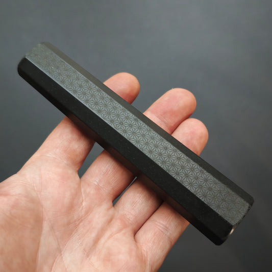 Parker Asahi Tatsumi Hemp Black Rubber Octagonal wa-handle-Gyuto