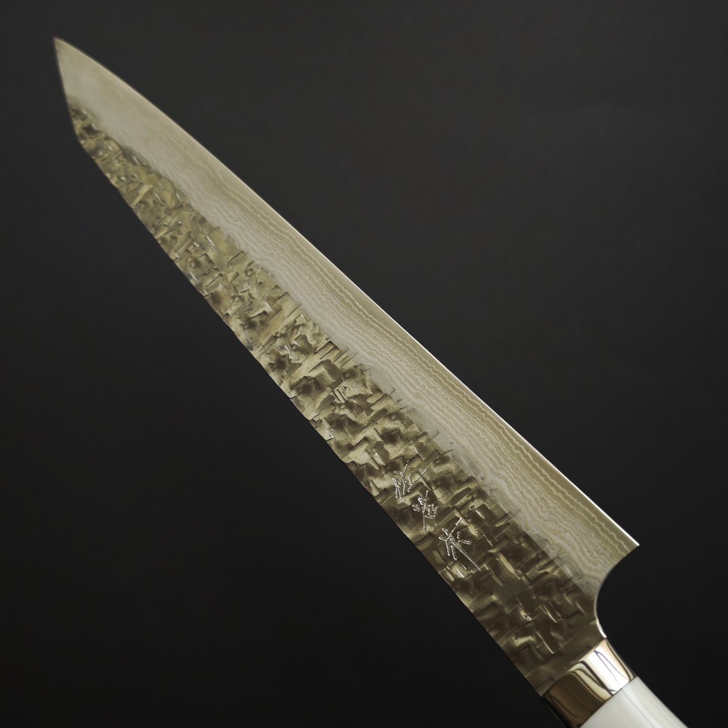Takeshi Saji SRS13 Damascus Tsuchime Kumo Sujihiki 270mm