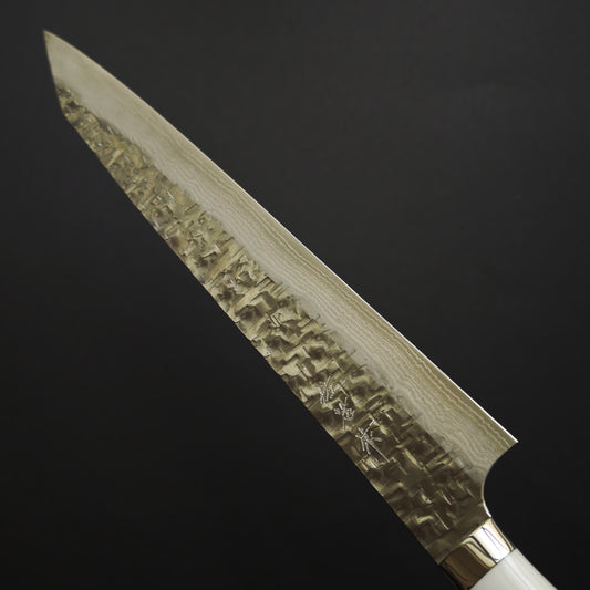 Takeshi Saji SRS13 Damascus Tsuchime Kumo Sujihiki 270mm