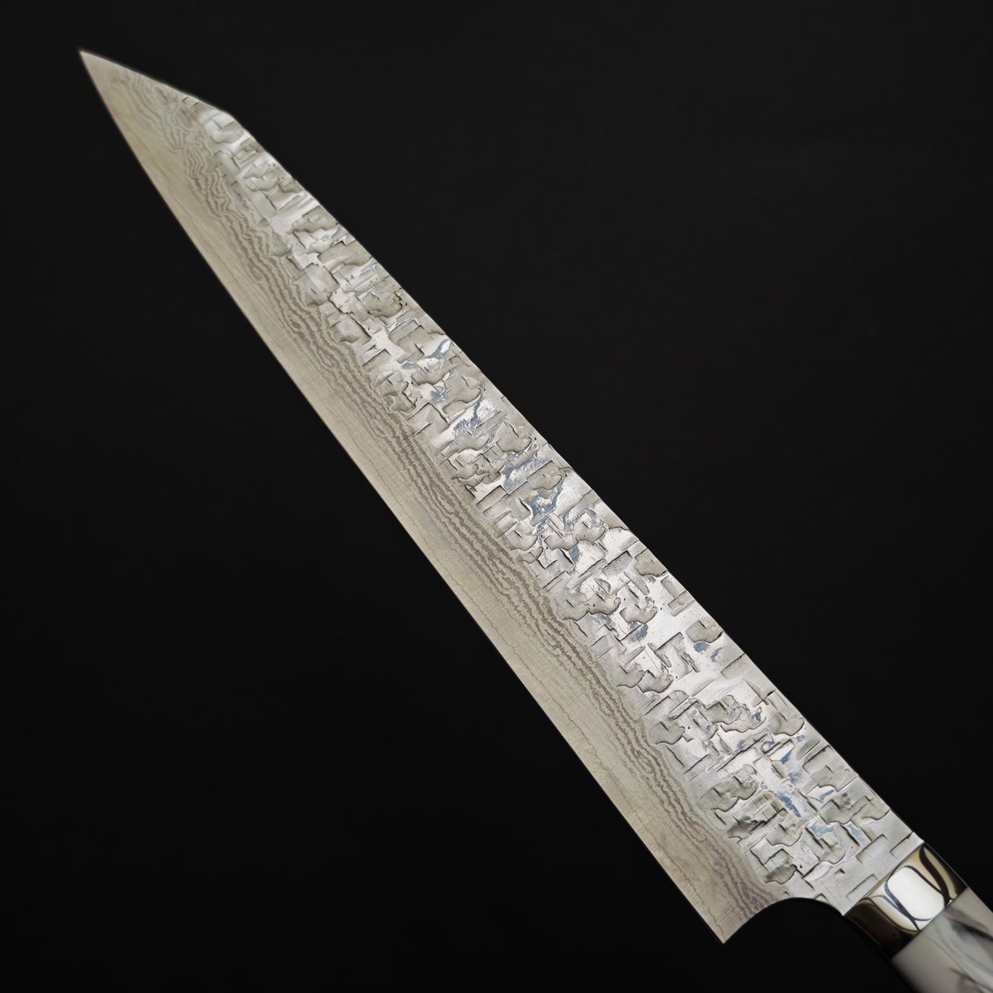 Takeshi Saji SRS13 Damascus Tsuchime Kumo Sujihiki 270mm