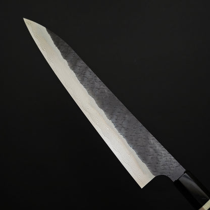 Nigara Hamono SPG Strix Kurouchi Damascus Sujihiki 270mm