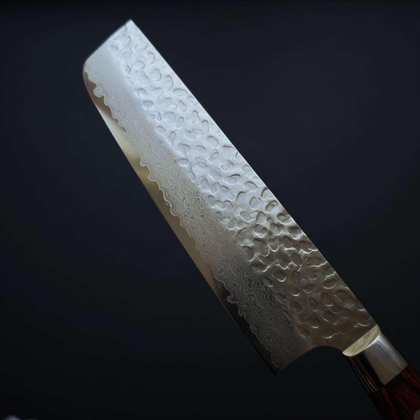 Sakai Takayuki VG10 33 Layer Damascus Nakiri 160mm-Western Handle