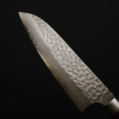 Sakai Takayuki VG10 33 Layer Damascus Santoku 180mm-Western Handle