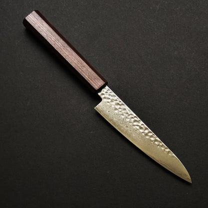Touroku Sakai KAGAYAKI VG10 Damascus Tsuchime Petty 130mm