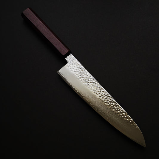 Touroku Sakai KAGAYAKI  VG10 Damascus Tsuchime Gyuto 210mm