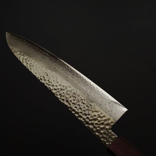 Touroku Sakai KAGAYAKI  VG10 Damascus Tsuchime Gyuto 210mm