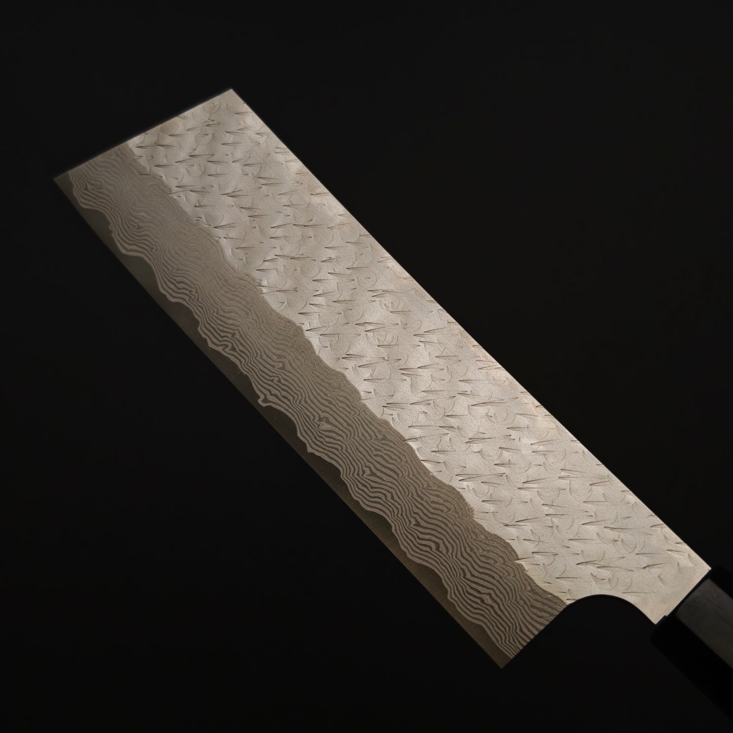 Nigara Hamono SPG Strix Damascus Nakiri 180mm