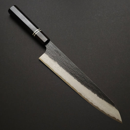 Nigara Hamono VG XEOS Damascus Kurouchi Gyuto 240mm