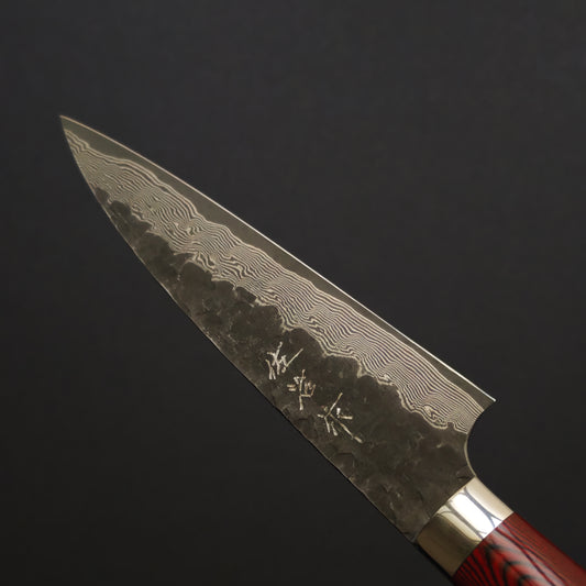 Takeshi Saji VG10 Cross Tsuchime Kurouchi Petty 130mm