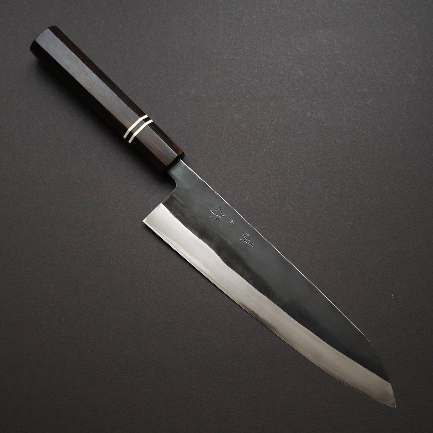 Toyama/ Watanabe Pro Blue 2 Kurochi Gyuto 210mm