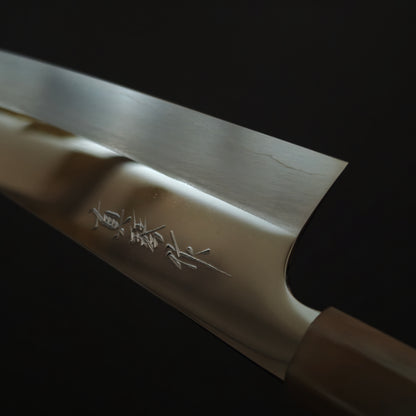 Tadokoro Hamono Mirror Polished Ginsan(Silver3) Kiritsuke Gyuto 220mm