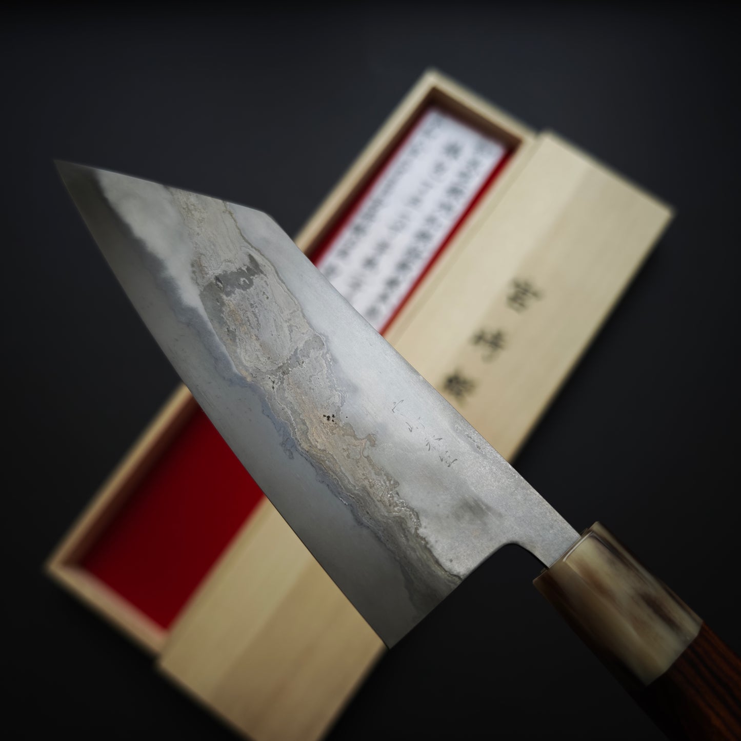 1 Miyazaki Kajiya Blue2 Kitaeji Wa-Tetsu Honwarikomi Bunka/Hakata 170mm (Batch3)
