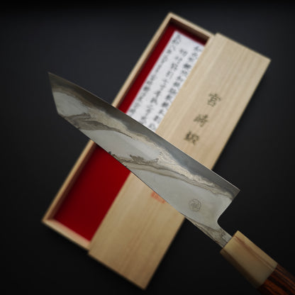 2 Miyazaki Kajiya Blue2 Kitaeji Wa-Tetsu Honwarikomi Sujihiki 210mm (Batch3)