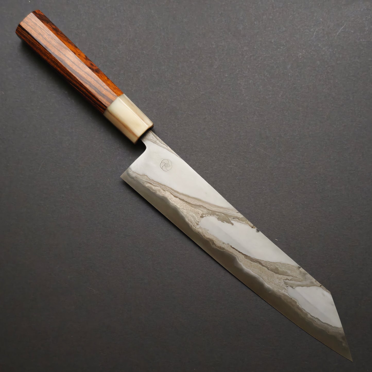2 Miyazaki Kajiya Blue2 Kitaeji Wa-Tetsu Honwarikomi Sujihiki 210mm (Batch3)