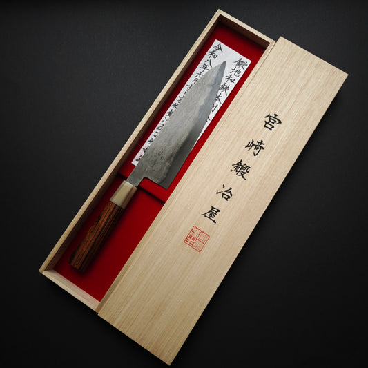 3 Miyazaki Kajiya Blue2 Kitaeji Wa-Tetsu Honwarikomi Gyuto 195mm (Batch3)