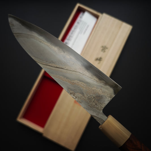 4 Miyazaki Kajiya Blue2 Kitaeji Wa-Tetsu Honwarikomi Gyuto 205mm (Batch3)
