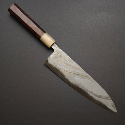 4 Miyazaki Kajiya Blue2 Kitaeji Wa-Tetsu Honwarikomi Gyuto 205mm (Batch3)