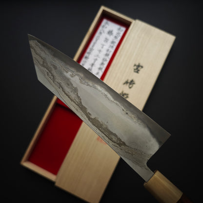 5 Miyazaki Kajiya Blue2 Kitaeji Wa-Tetsu Honwarikomi Gyuto 210mm (Batch3)