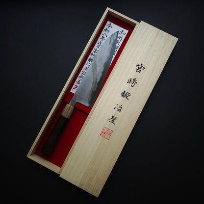6 Miyazaki Kajiya Blue2 Kitaeji Wa-Tetsu Honwarikomi Gyuto 210mm (Batch3)