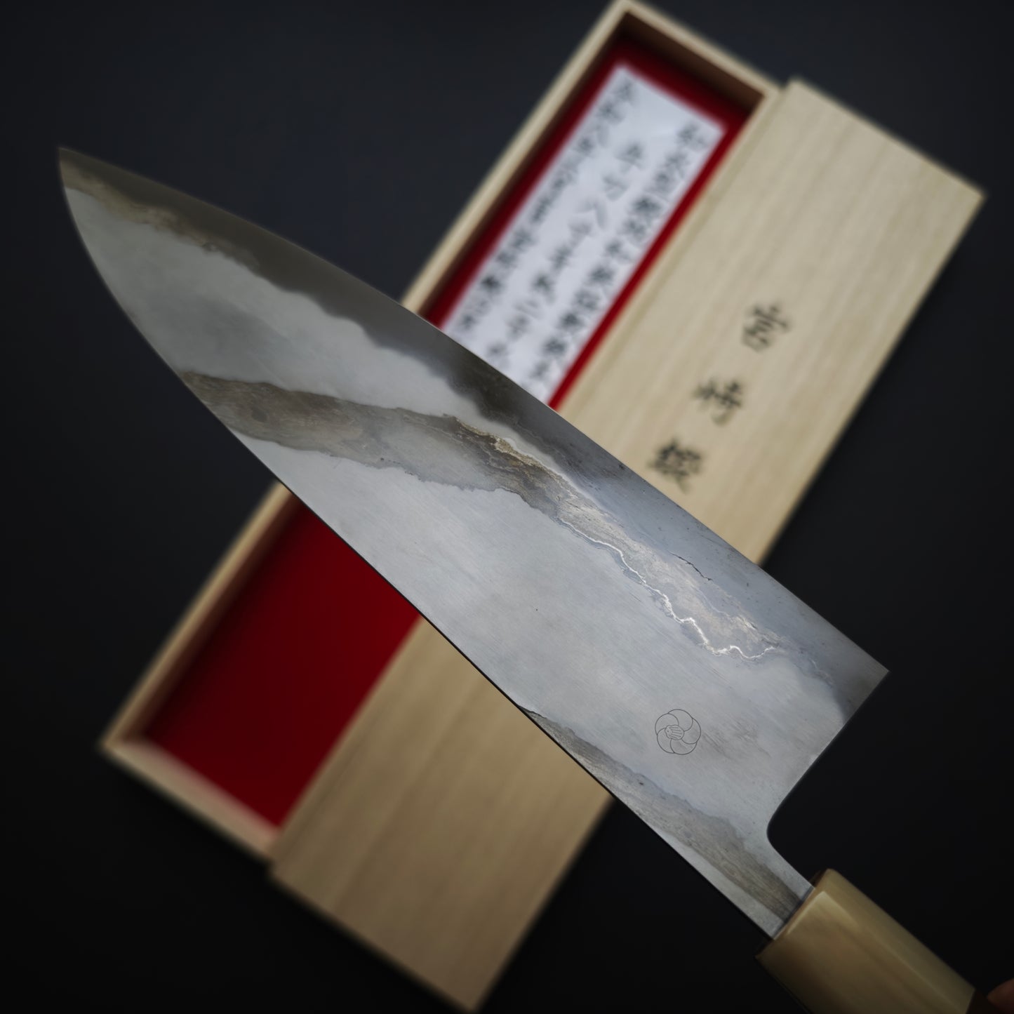 8 Miyazaki Kajiya Blue2 Kitaeji Wa-Tetsu Honwarikomi Gyuto 240mm (Batch3)
