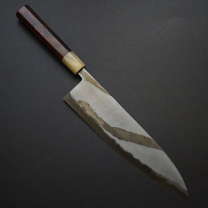 8 Miyazaki Kajiya Blue2 Kitaeji Wa-Tetsu Honwarikomi Gyuto 240mm (Batch3)